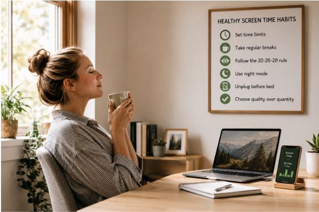 How Healthy Screen Time Habits Can Reduce Digital Fatigue